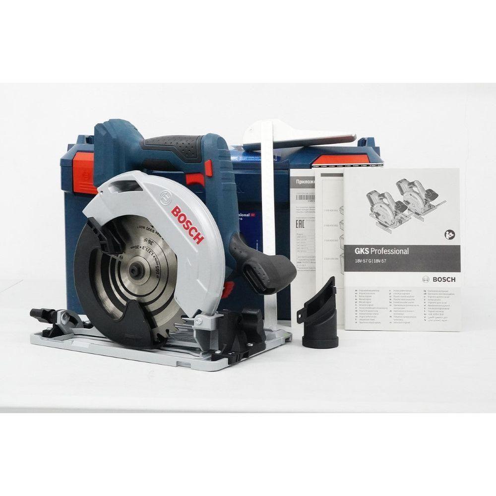 Bosch GKS 18V-57 G Cordless Circular Saw 6-1/4 Bosch GKS 18V-57 G Cordless Circular Saw 6-1/4